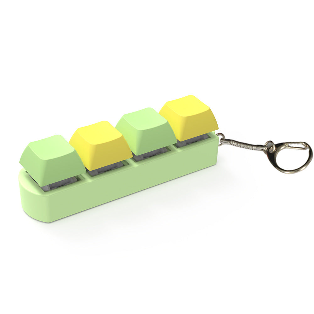 Wholesale Random ABS4 Key Axle Tester Fingertip Pressure Reducing Mechanical Key Fidget Keychains